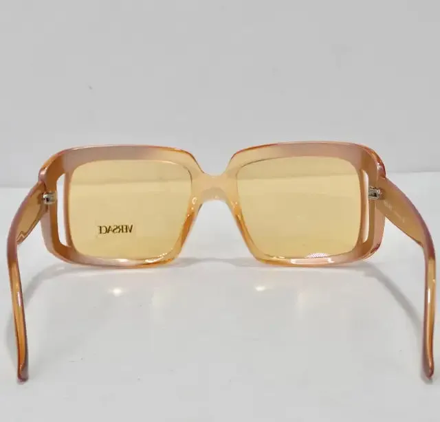 1990s Versace Orange Sunglasses