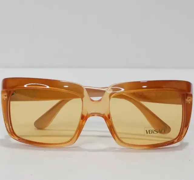 1990s Versace Orange Sunglasses