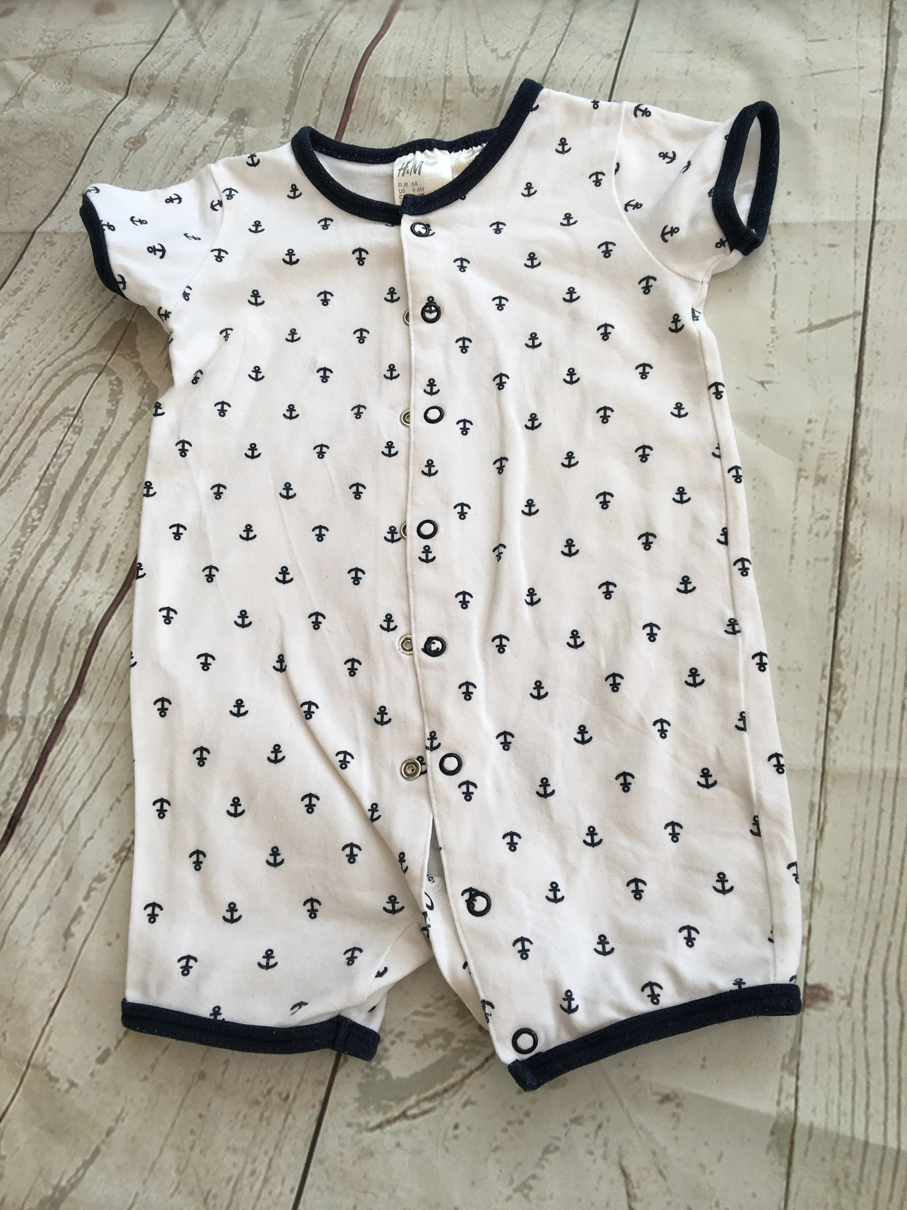 4-6 Months Nautical Rompers