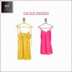 6.5$ MEGA DEAL - Y2K SLIP DRESSES BUNDLE - 100 PCS