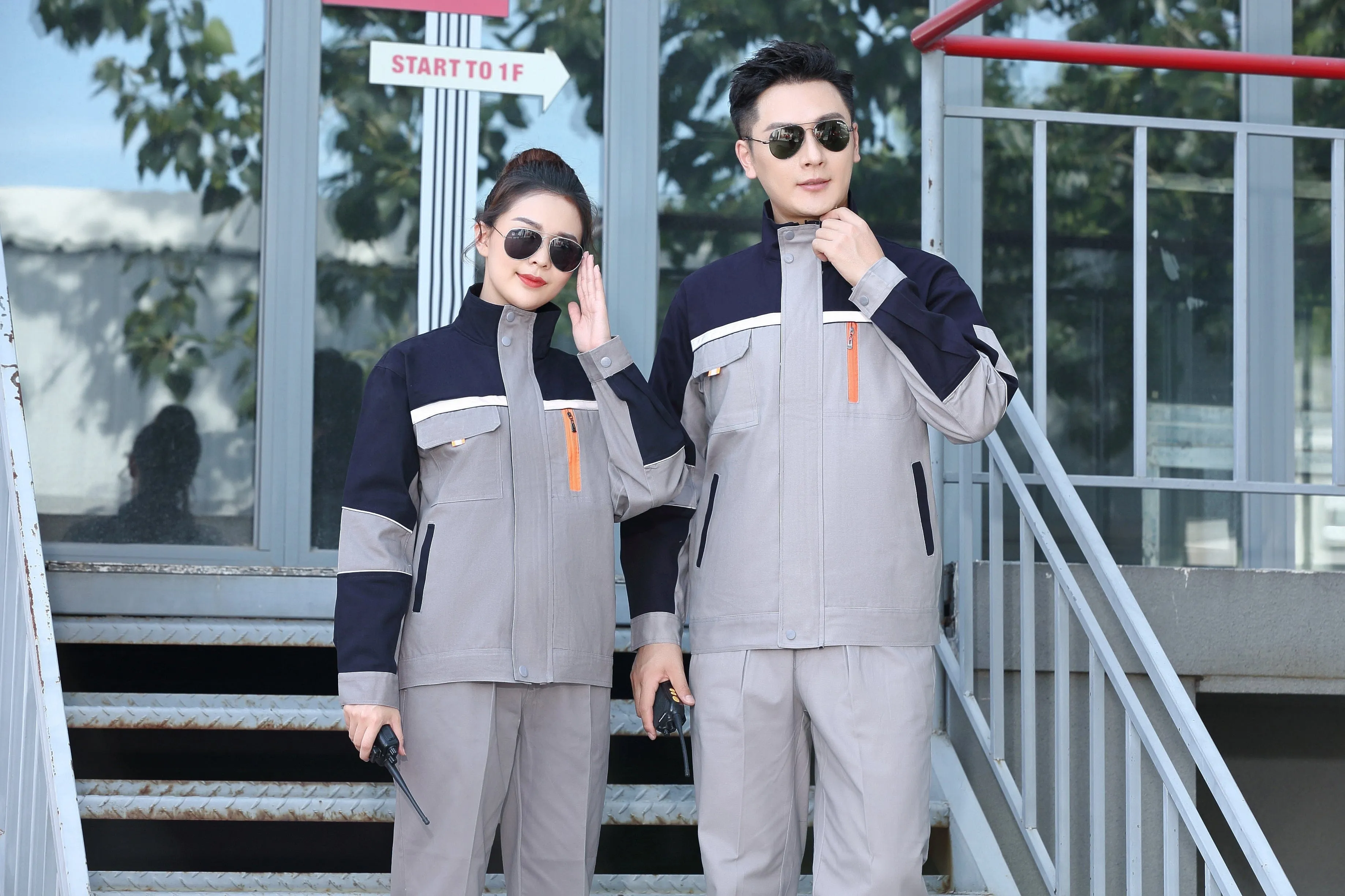 Autumn and winter long-sleeved pure cotton series workwear SD-PC-W2601