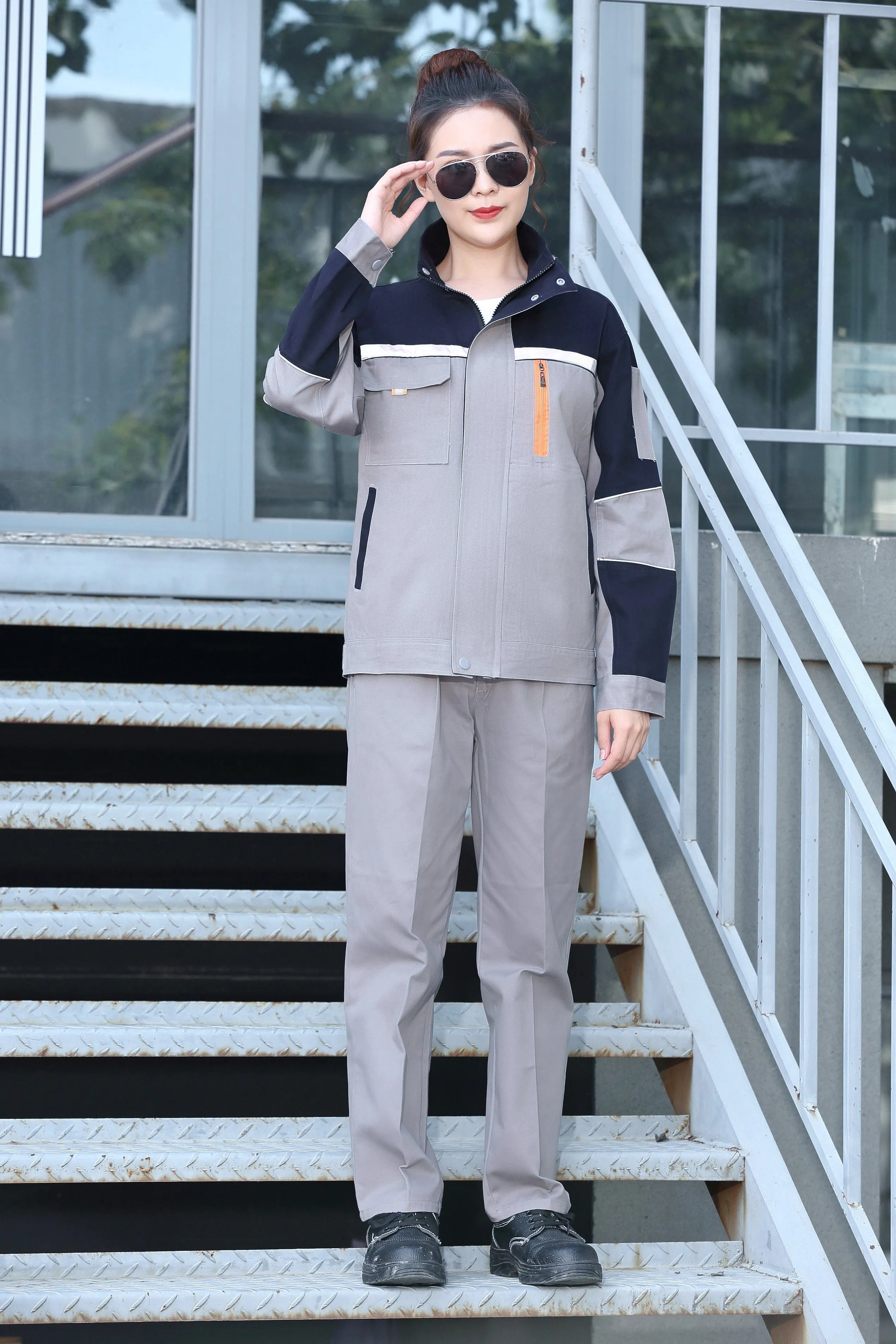 Autumn and winter long-sleeved pure cotton series workwear SD-PC-W2601