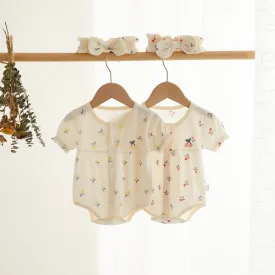 Baby One-piece Clothes Summer Cotton Newborn Clothes