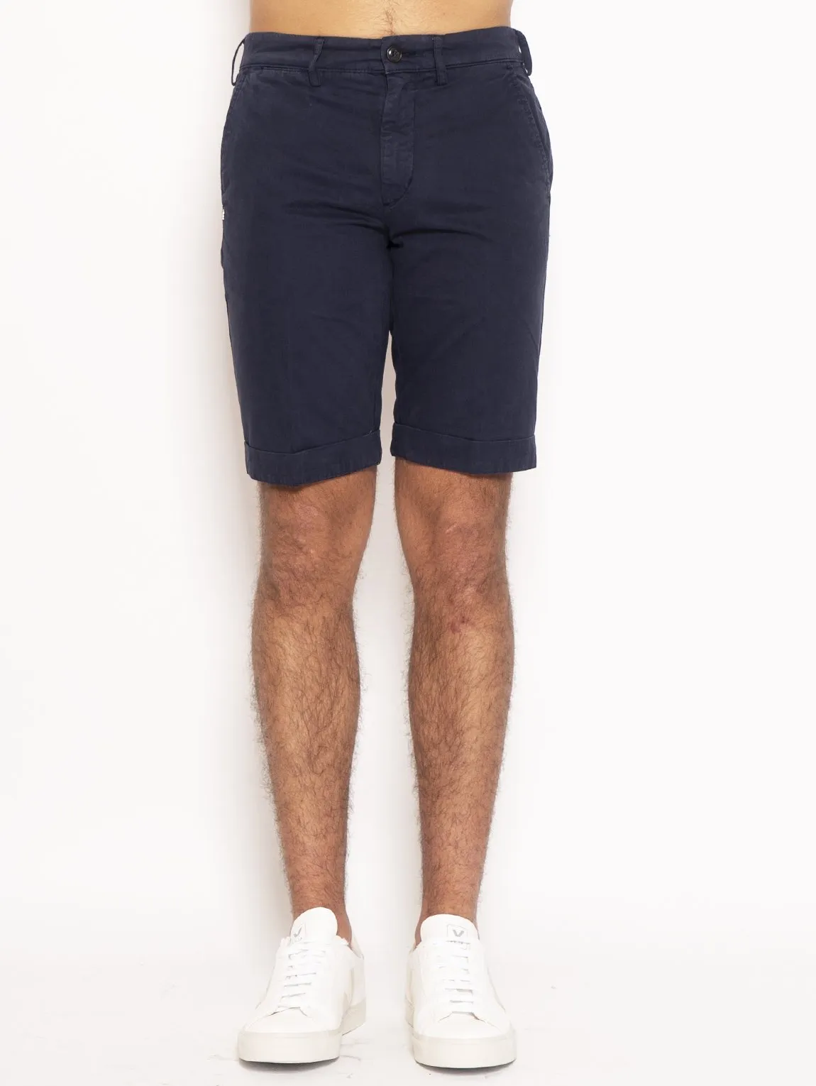 Bermuda Taglio Chinos Blu