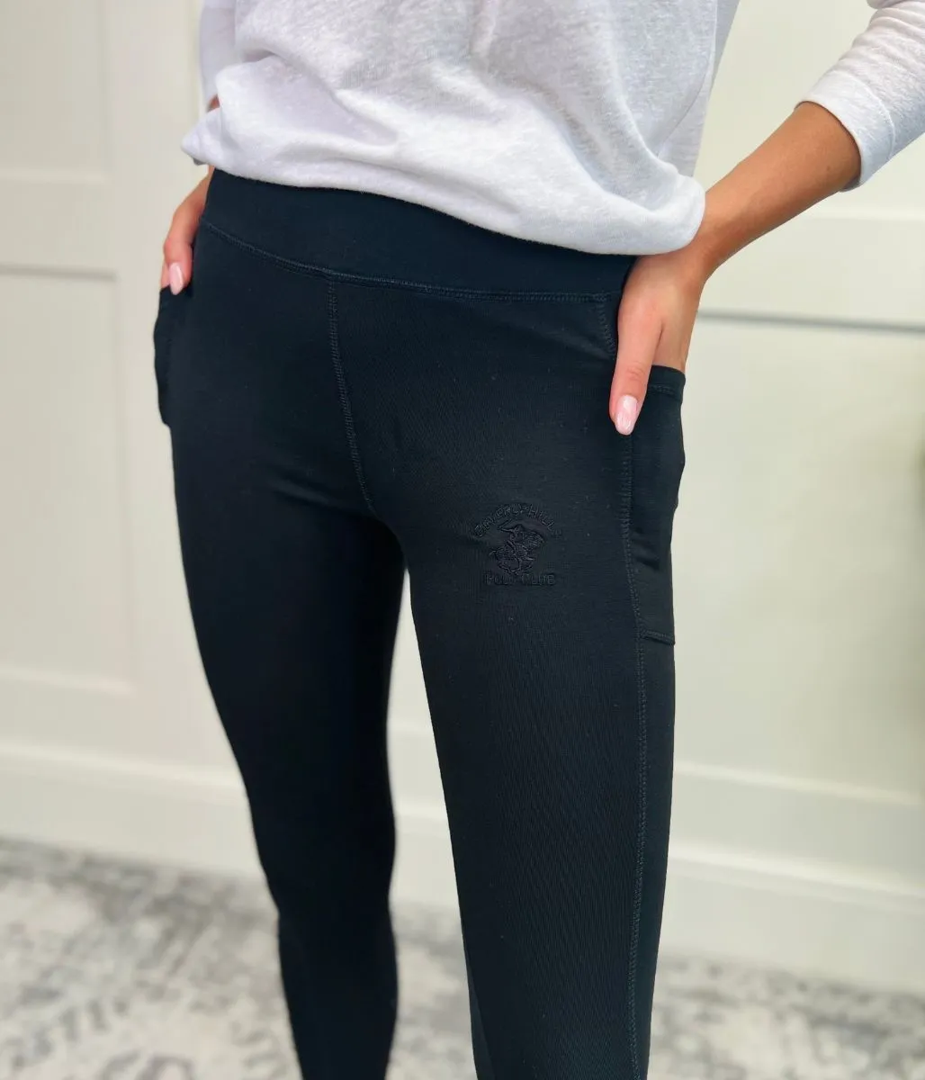 Black Beverly Hills Polo Club Leggings