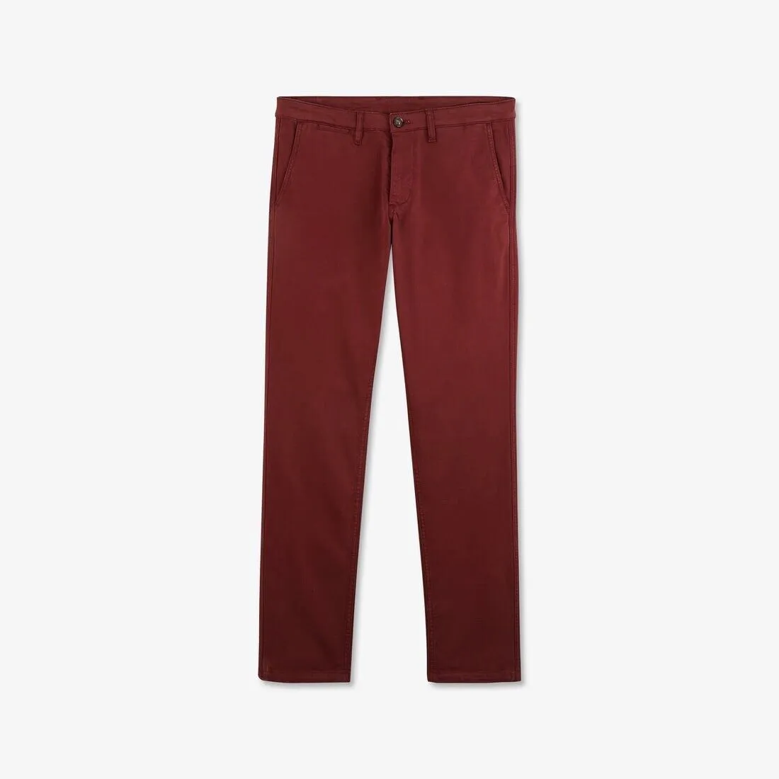 Bordeaux chinos in stretch cotton