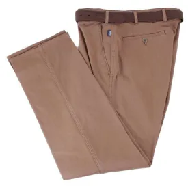 BRUHL Montana Pima Stretch Gabardine Autumn Weight Chinos - Putty Beige