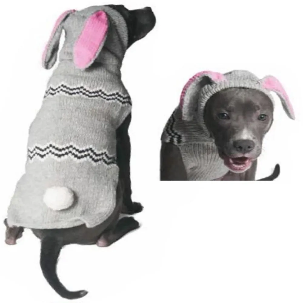 Bunny Hoodie Dog Sweater