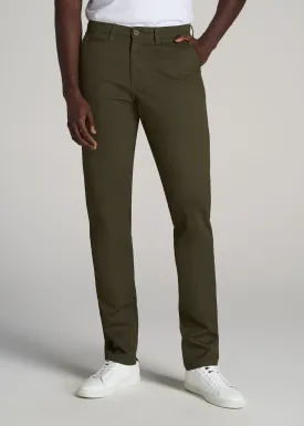 Carman TAPERED Chinos in Camo Green - Pants for Tall Men