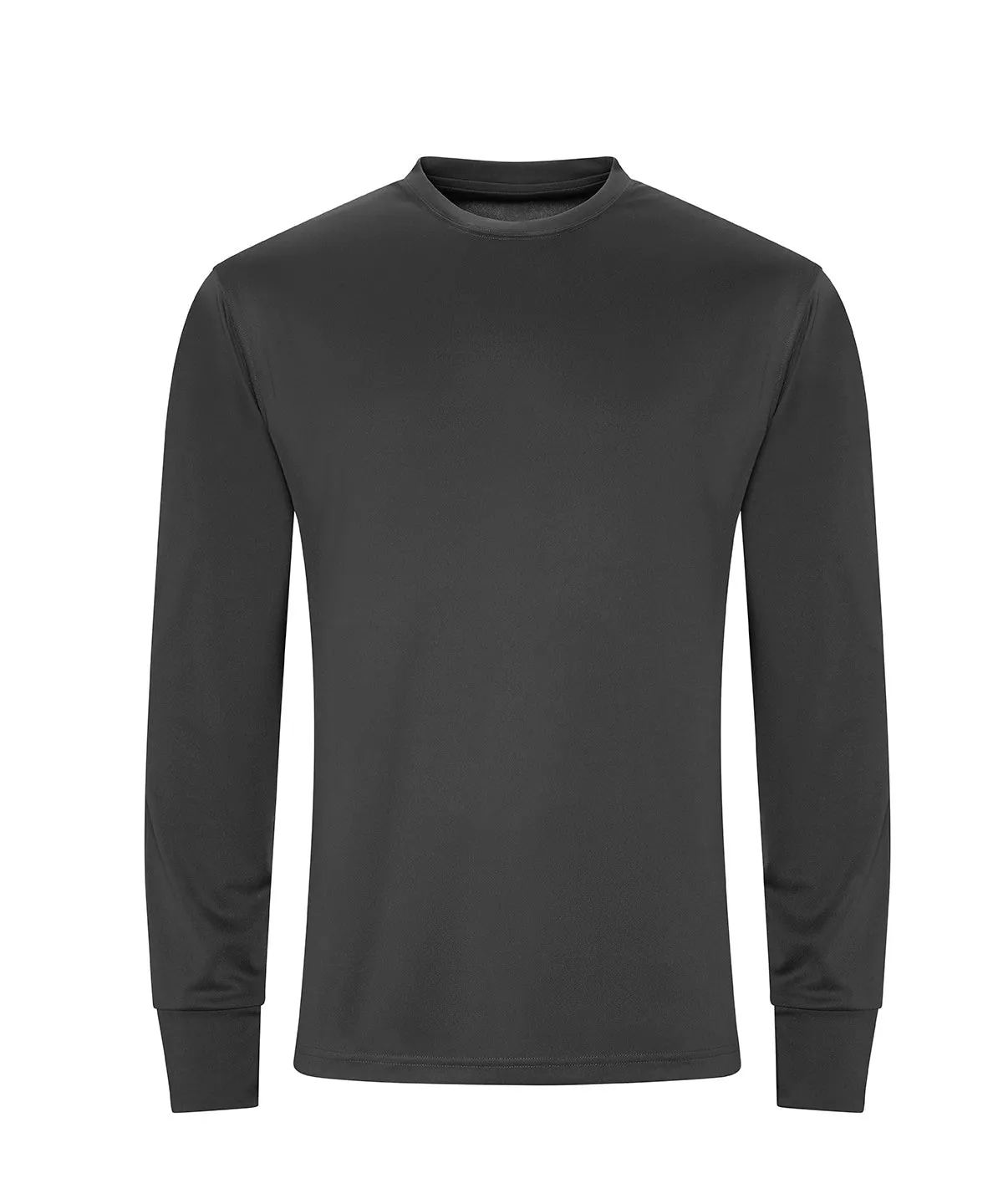 Charcoal - Long sleeve active T