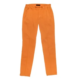 Chino Pants w/ Drawstring Waist - Creamsicle Orange