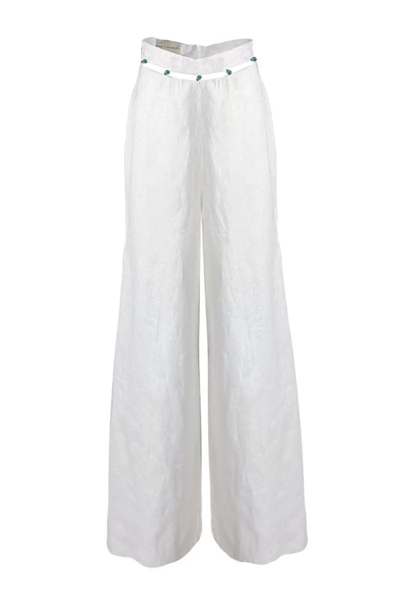 CIELA LINEN PLAZZO PANTS