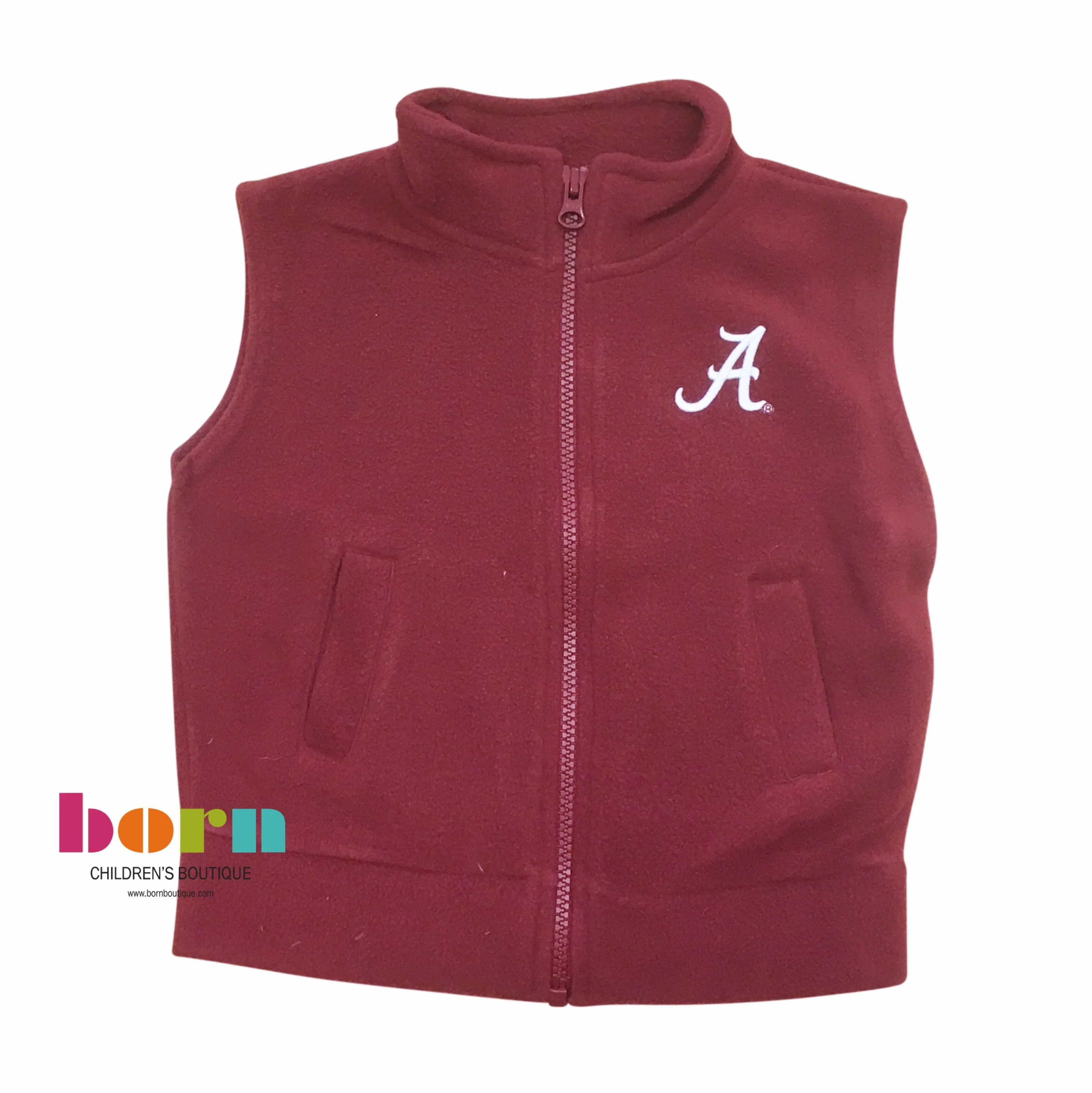 Crimson Polar Fleece Vest