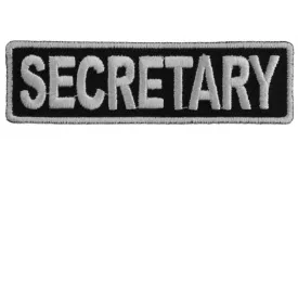 Daniel Smart Secretary Patch 3.5 Inch White