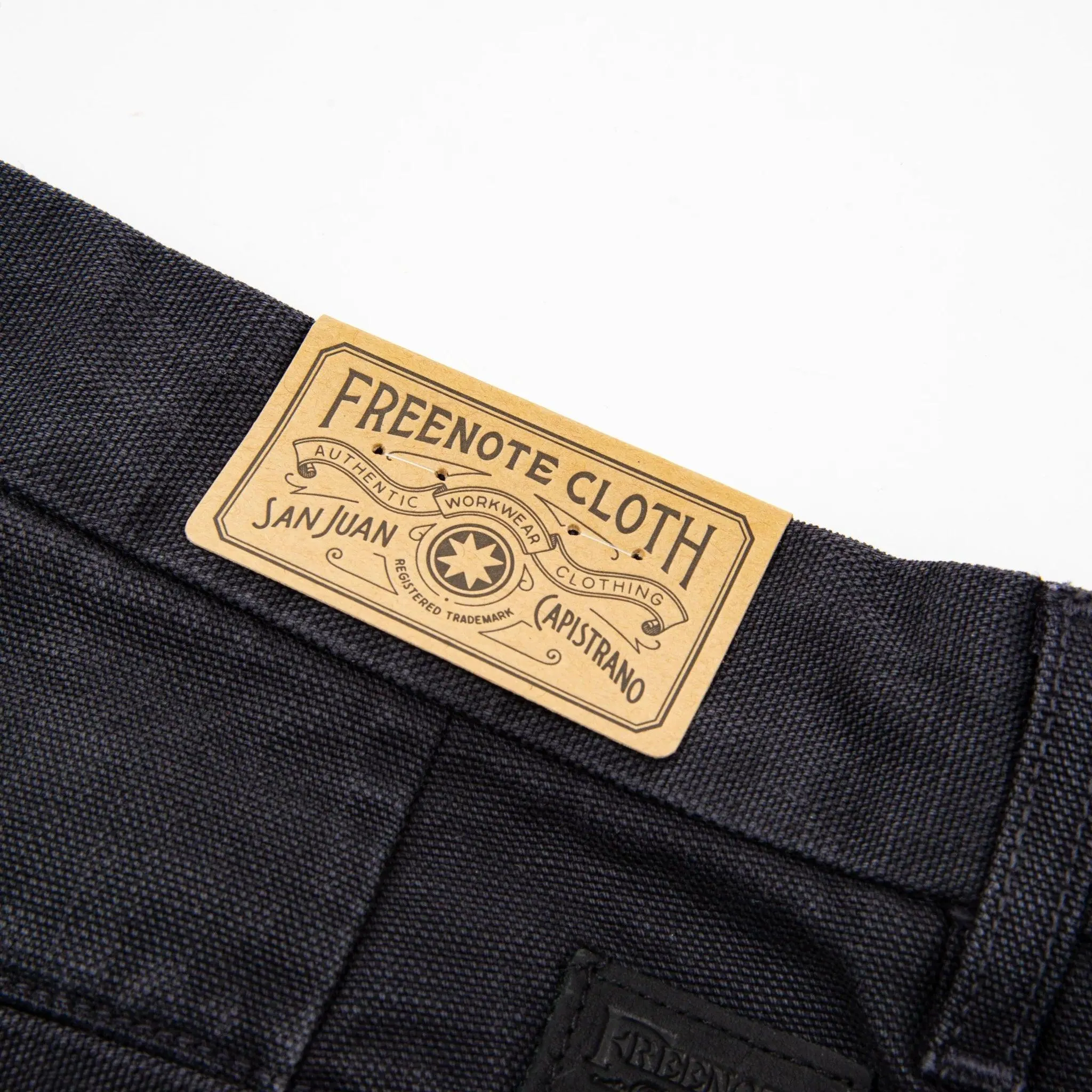 Freenote Cloth - Workers Chino Slim Fit 14oz Slub Black