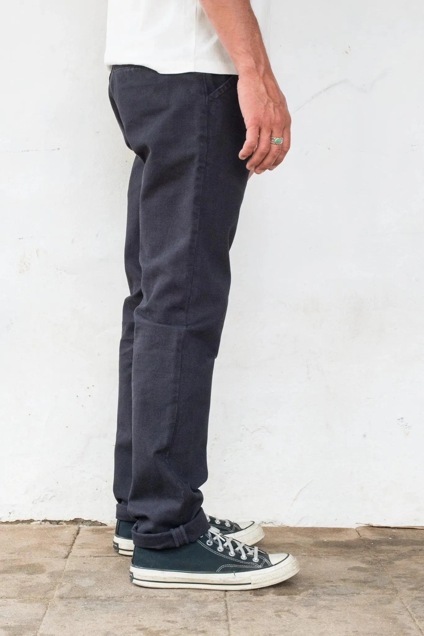 Freenote Cloth - Workers Chino Slim Fit 14oz Slub Black