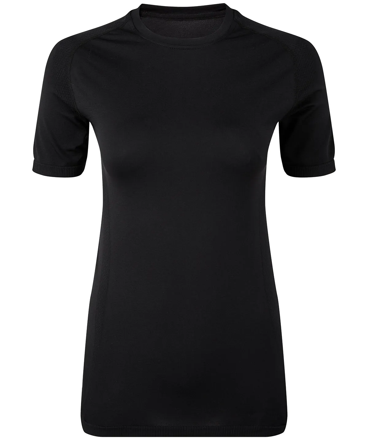 Full Black - Women's TriDri® seamless '3D fit' multi-sport performance short sleeve top