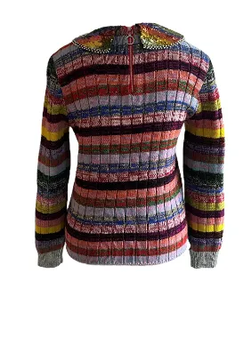 GUCCI Multicolored Knit Sweater | Size XS