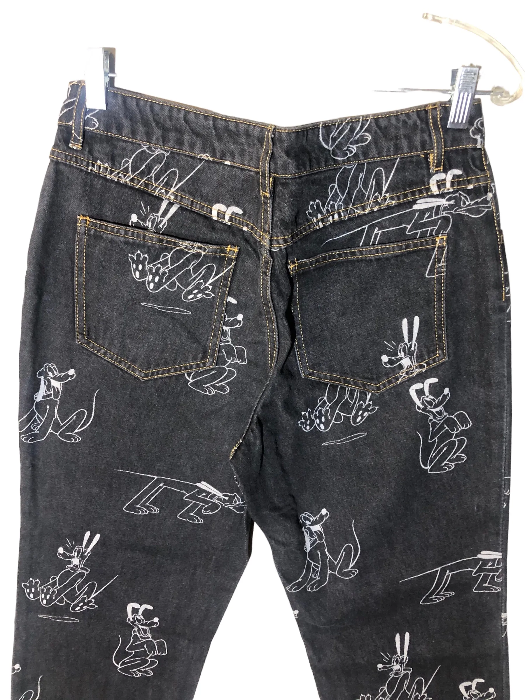 H and M Disney Custom Jeans