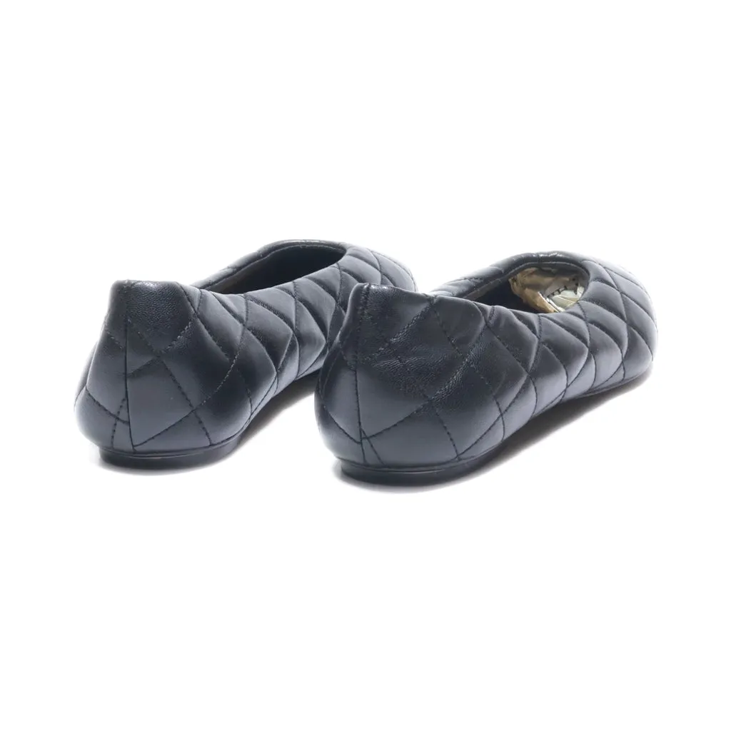 H&M Ballerinas Leather Black Colour For Women