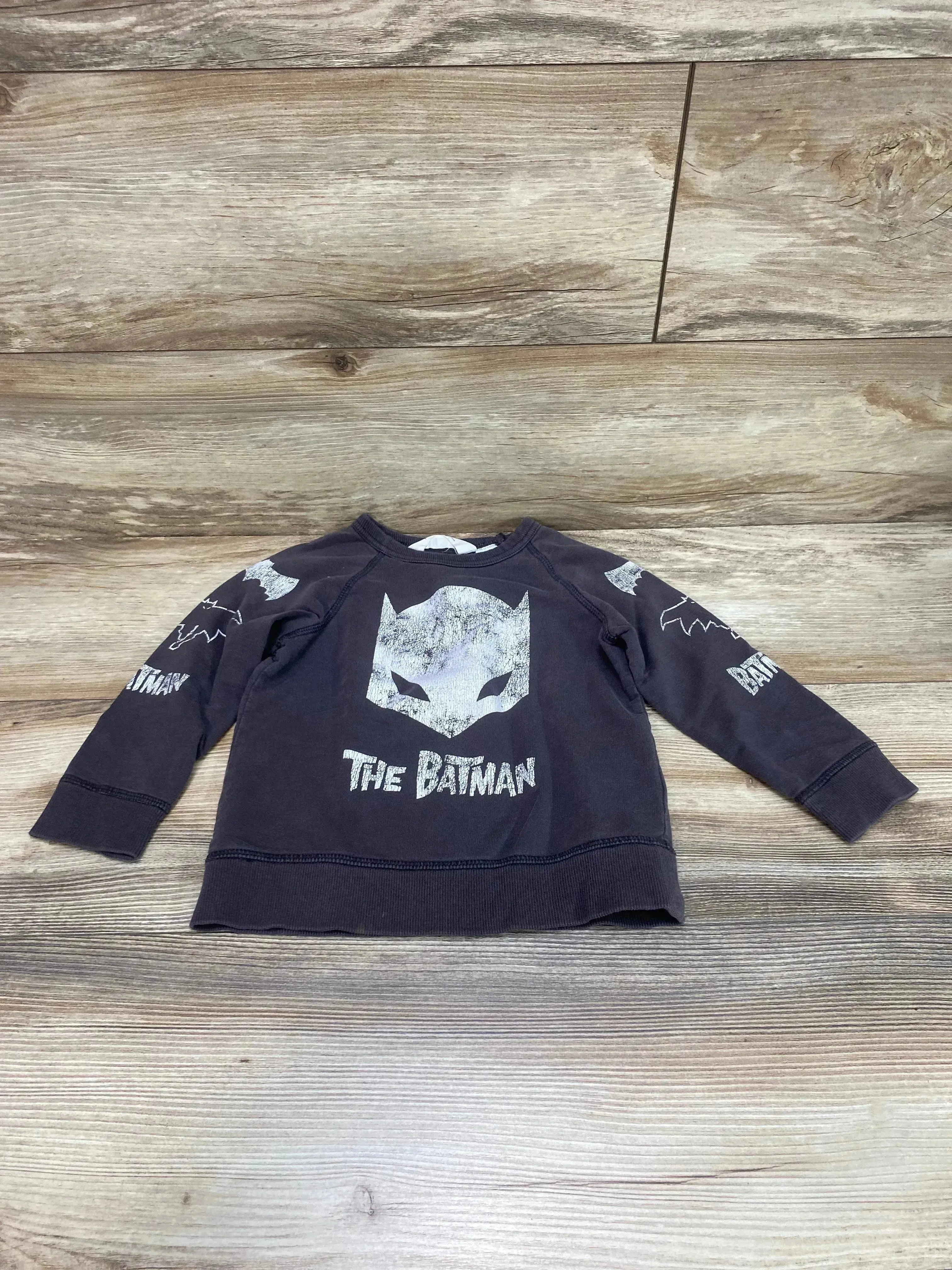 H&M Batman Sweatshirt Grey sz 2-4T