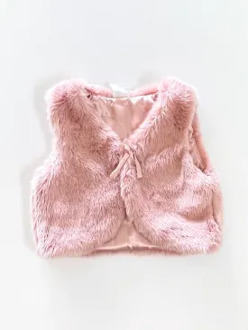 H&M faux fur vest (12-18m)