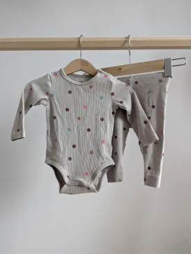 H&M Ribbed Set (4-6M)