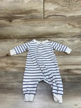 H&M Striped Sleeper White sz Newborn