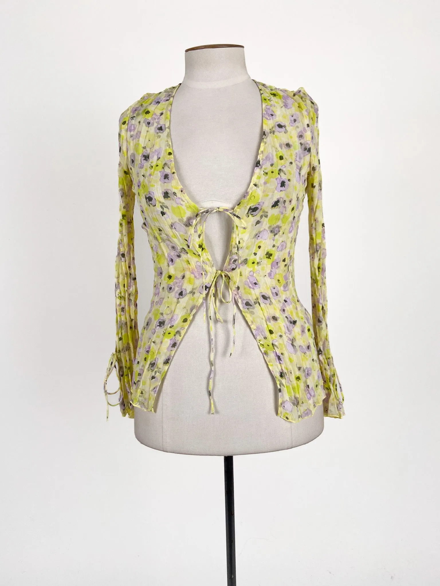 H&M | Yellow Casual Top | Size XS