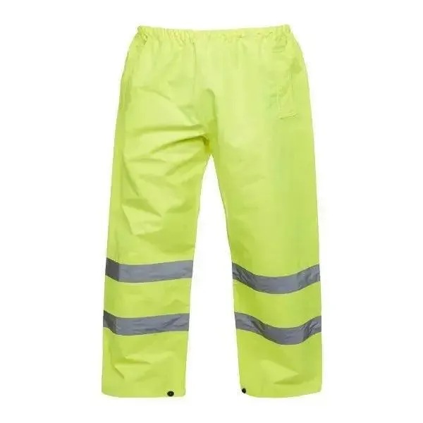 Hi Viz Trouser Yellow Lightweight, protective and safe