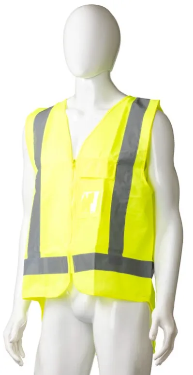 High Visibility Day/Night Safety Vest, Yellow, XL Size x 24's Pack