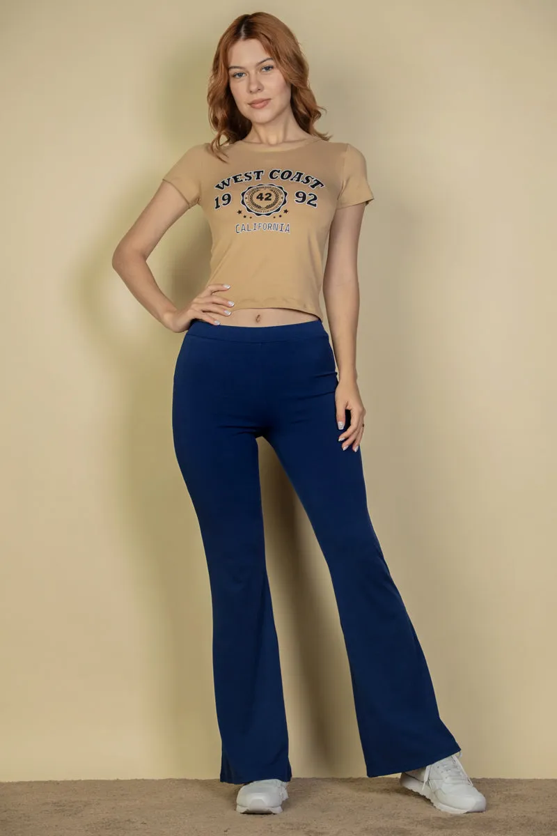 High Waisted Flare Pants (CAPELLA)