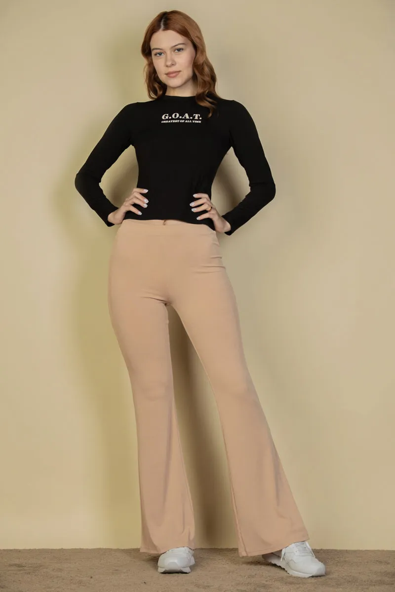 High Waisted Flare Pants (CAPELLA)