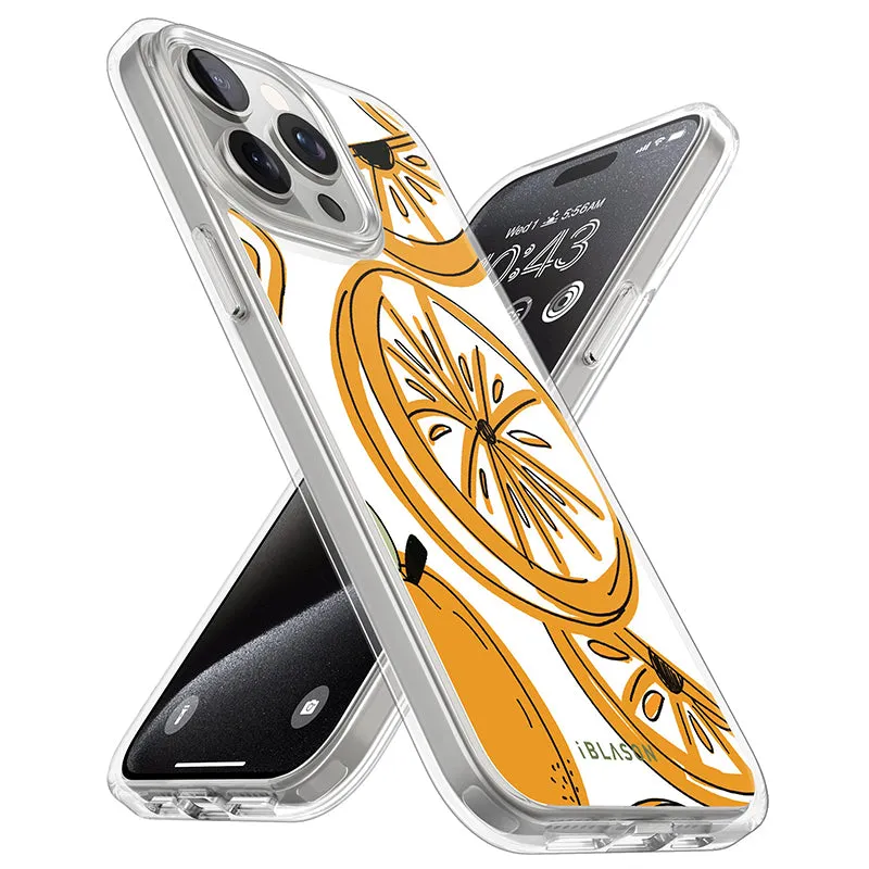 iPhone 13 Pro Halo MagSafe Cute Phone Case - Oranges