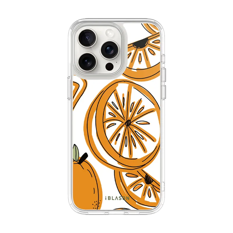 iPhone 13 Pro Halo MagSafe Cute Phone Case - Oranges