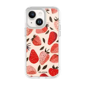 iPhone 14 Halo MagSafe Cute Phone Case - Strawberries