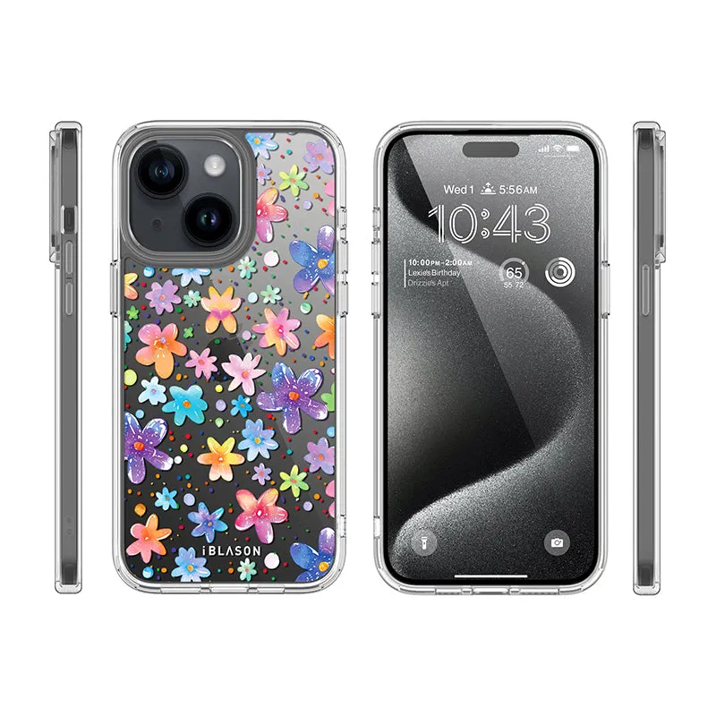 iPhone 15 Plus Halo MagSafe Cute Phone Case - April Showers