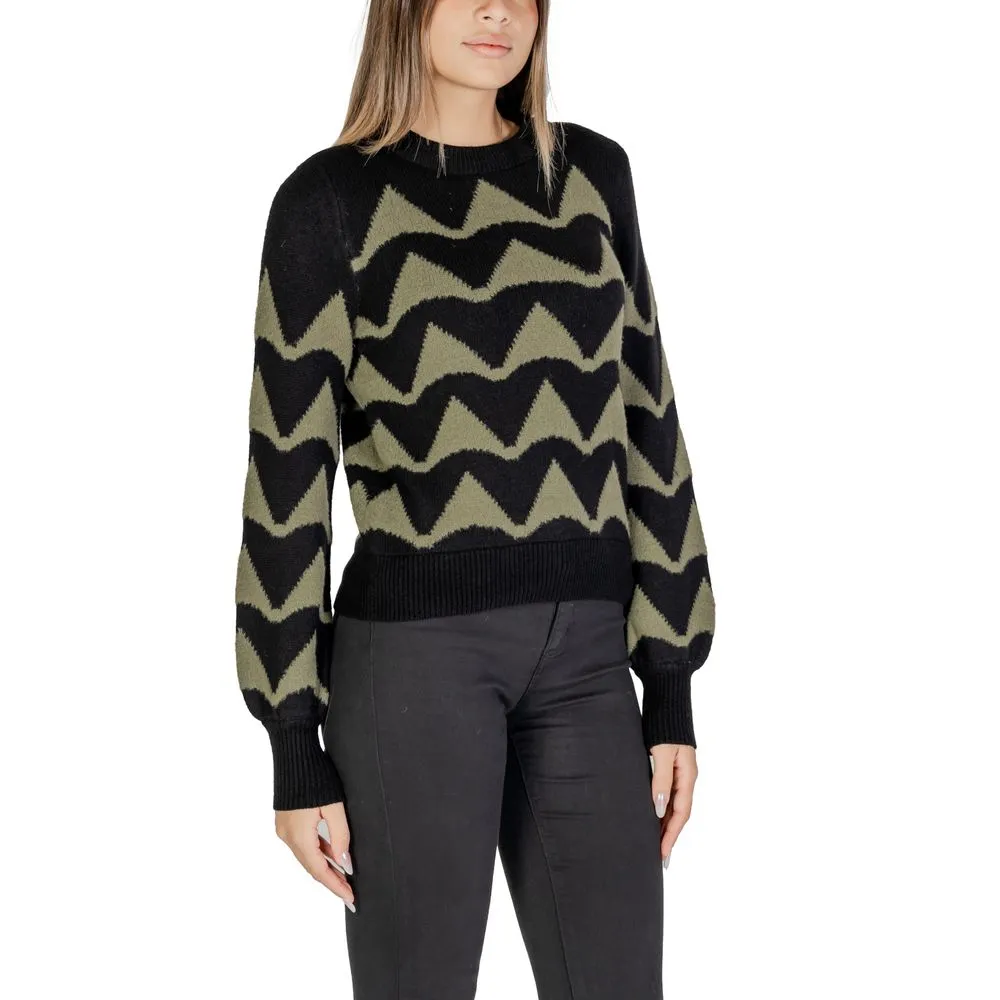 Jacqueline De Yong Green Viscose Sweater