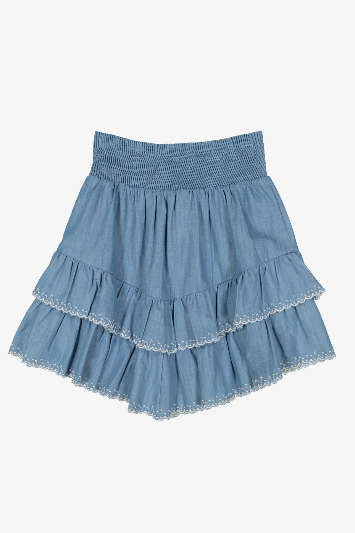 Les Coyotes de Paris Esti Chambray Girls Skirt