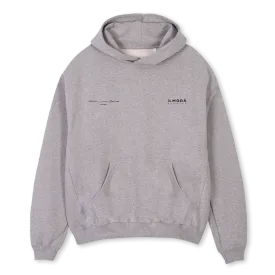 M H GREY Grey Marl Oversized Hoodie.