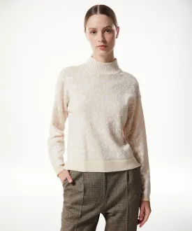 Machka Sequined Wool Knitwear Off White