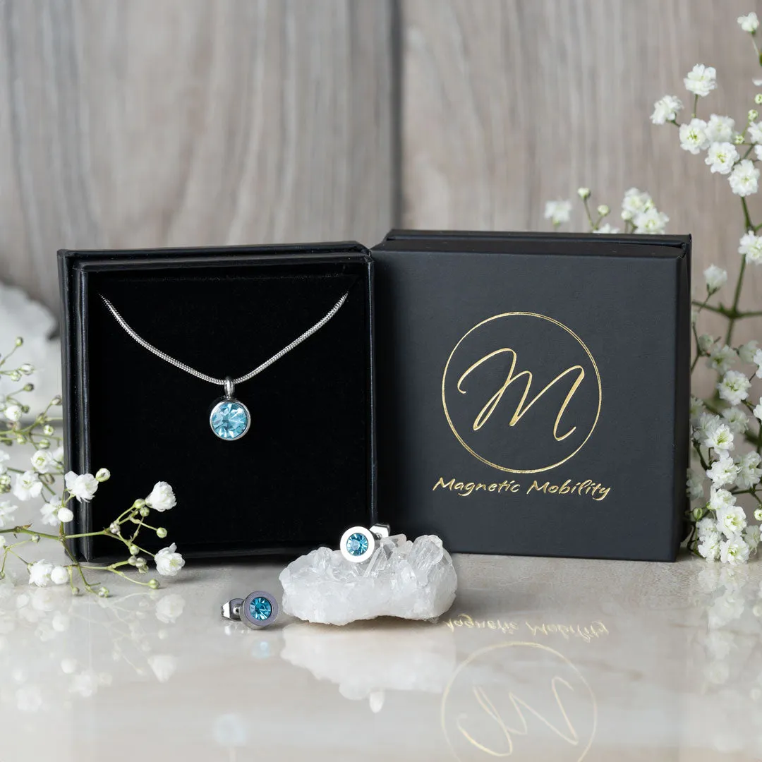 Magnetic Birthstone Gift Set - Earrings and Necklace | Magnetic Mobility