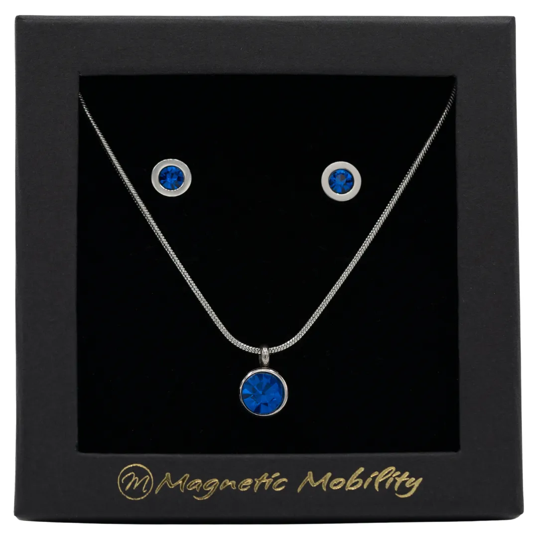 Magnetic Birthstone Gift Set - Earrings and Necklace | Magnetic Mobility