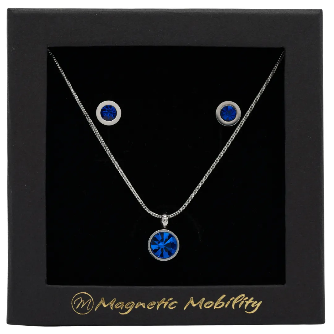 Magnetic Birthstone Gift Set - Earrings and Necklace | Magnetic Mobility