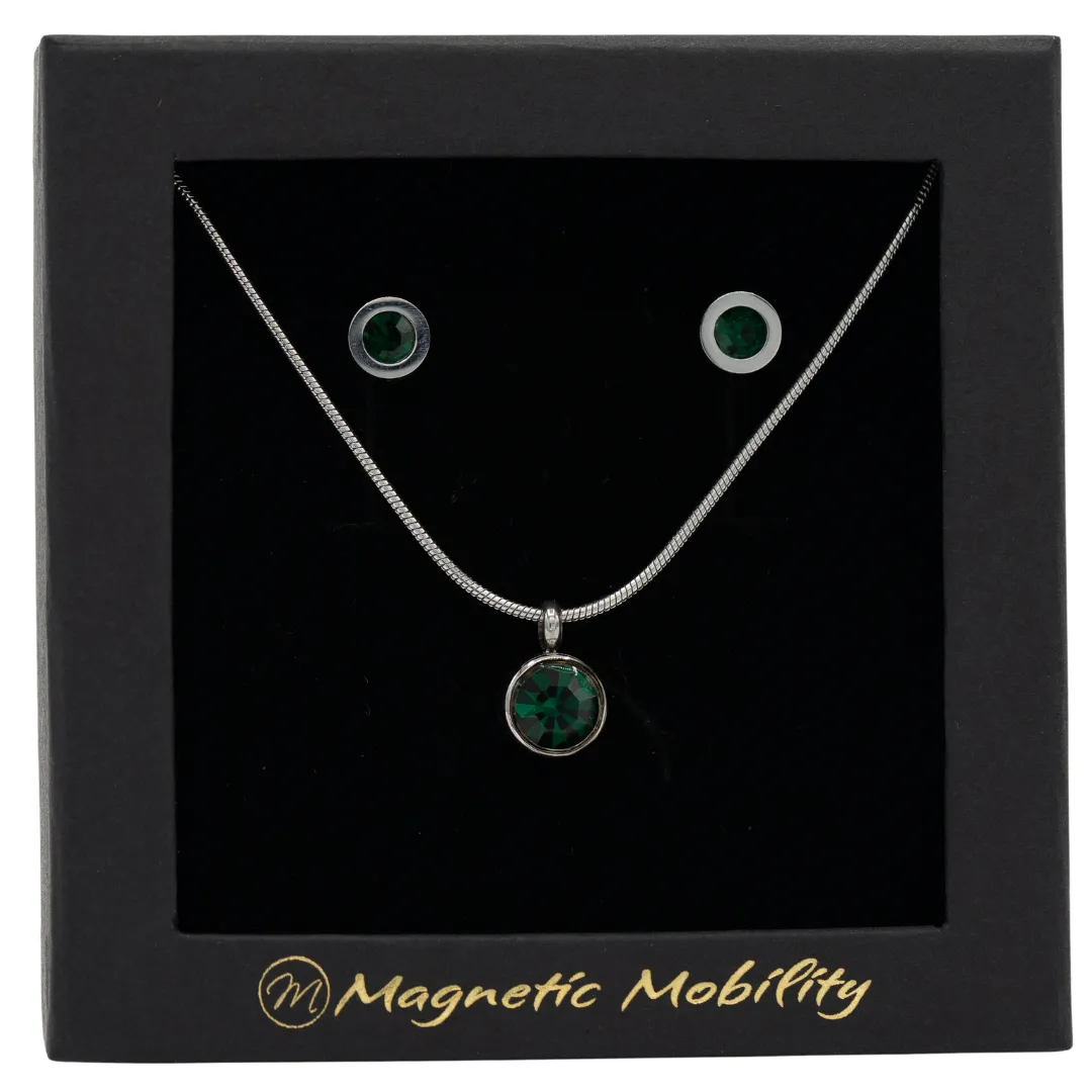 Magnetic Birthstone Gift Set - Earrings and Necklace | Magnetic Mobility