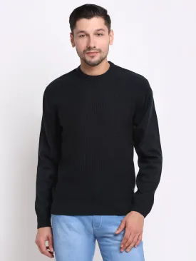 Men Grey Pullover Sweater