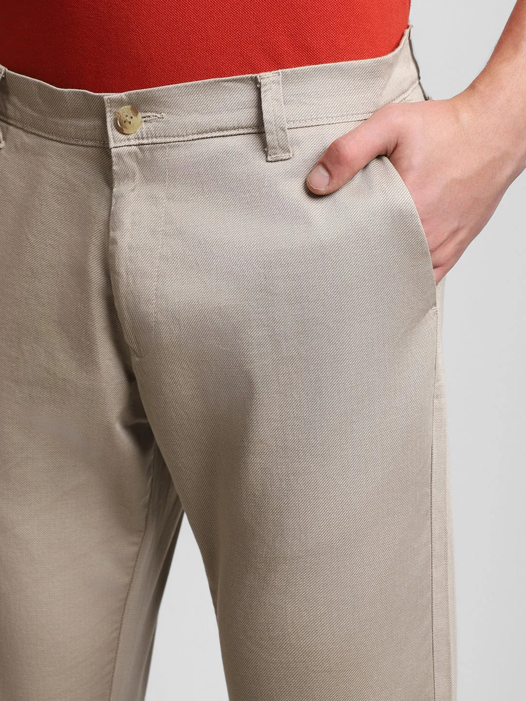 Men's Ecru Chinos