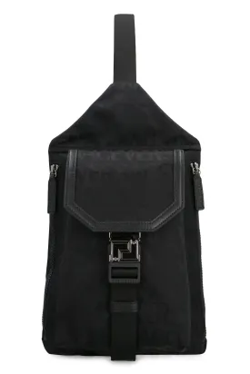 Men's Technical Fabric Neo Backpack in Black | 10099181A07040 Color 1B00E