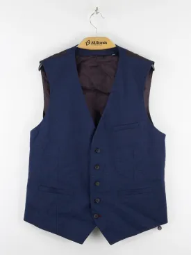 Men's Textured Vests,Navy