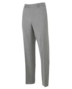 Mid-Grey Wool-Blend Tailored Suit Trousers